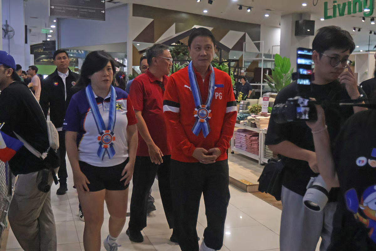 Philippine Pickleball Federation president Shery Anne Cu (left) and Philippine Sports Commission Chairman Patrick 'Pato' Gregorio (right). Image Courtesy of Daily Tribune.