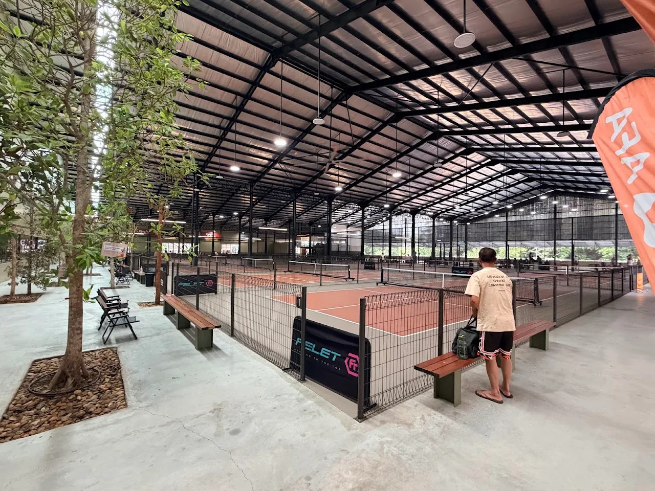 The covered pickleball hall at Play! at Dewani, Kawasan Perindustrian Dewani, Johor Bahru