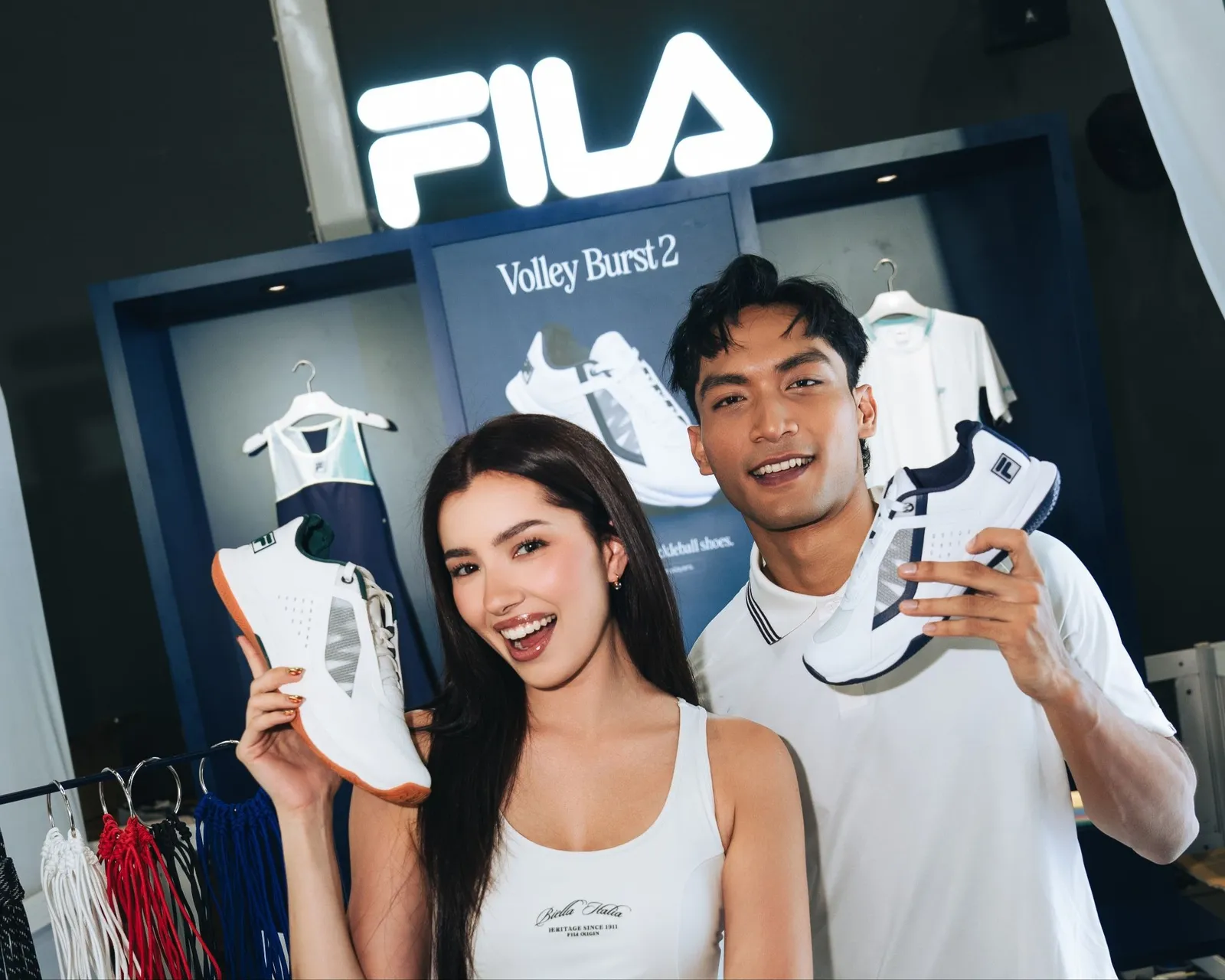 FILA Performance Icons Amelia Henderson and Amir Ahnaf got up close with the new FILA Volley Burst 2