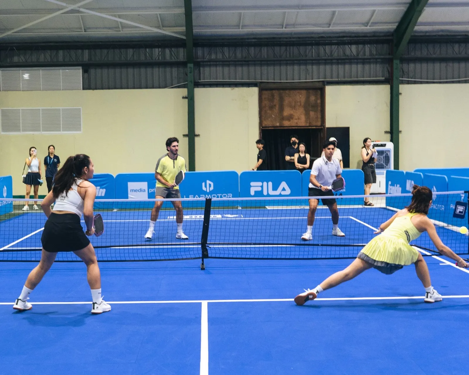Jenn Chia and Jon Liddell go head-to-head with UPA Trailblazers Athilla Miasara and Syed Uzair in a friendly match