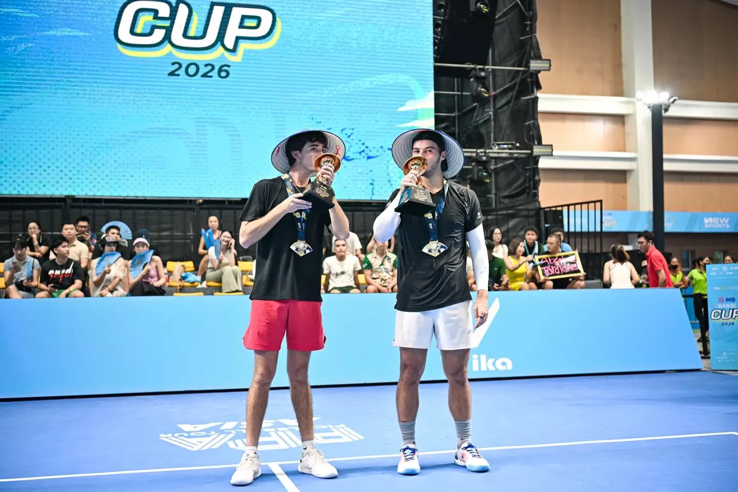 Gabe Tardio with Ben Johns at the MB Hanoi Cup via Instagram