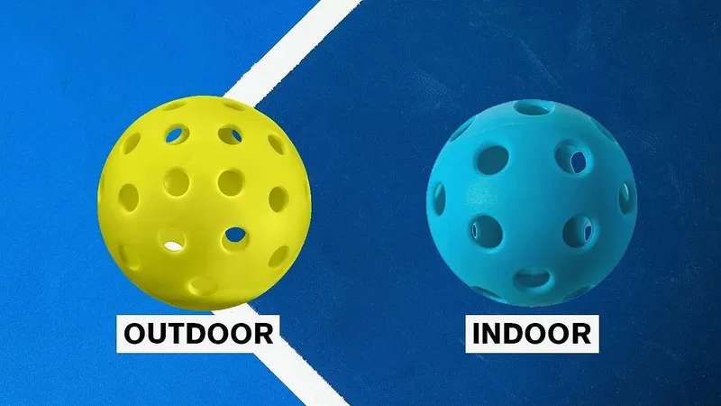 Difference Between Indoor vs. Outdoor Pickleball Balls