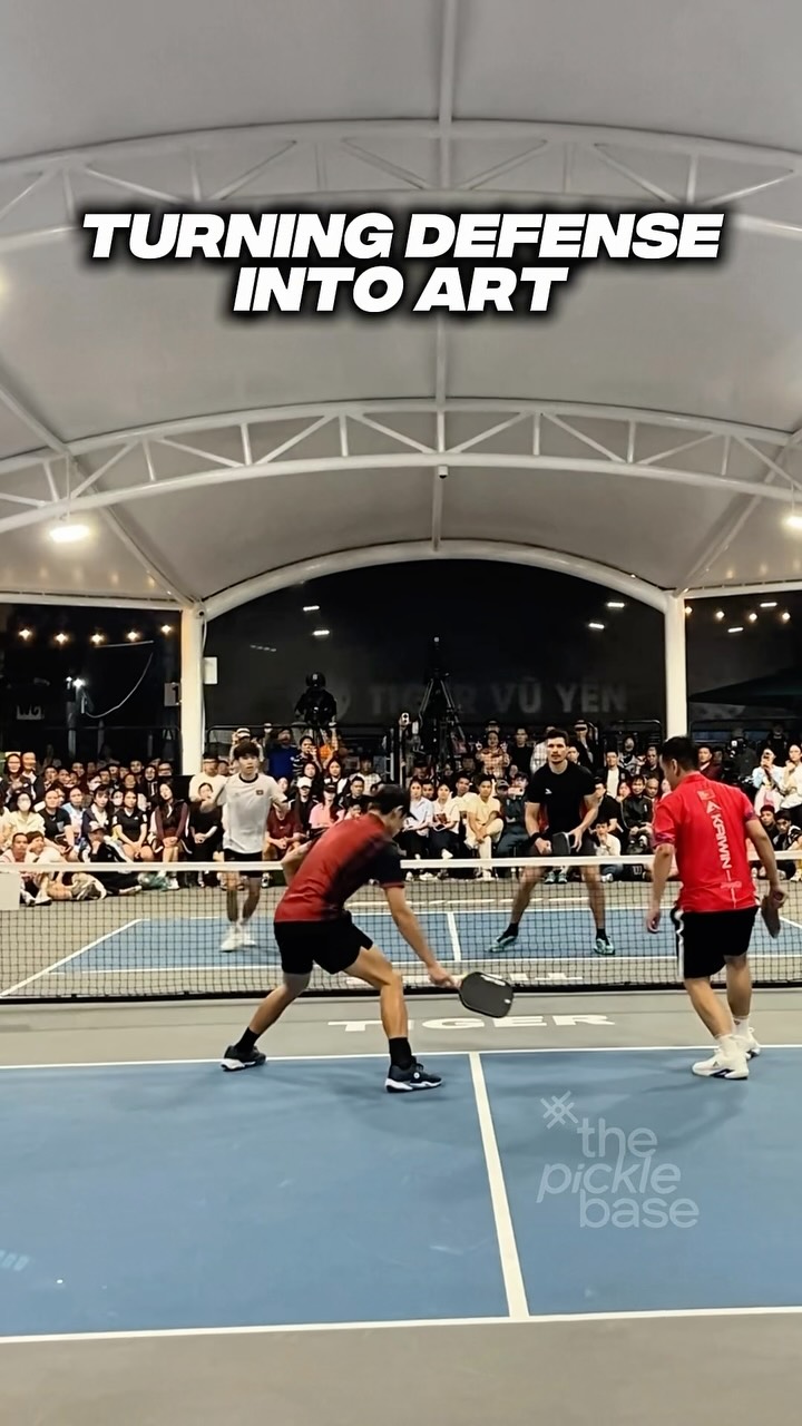 We didn’t see that coming 😳 

#pickleball #pickleballasia #pickleballvietnam #thepicklebase
