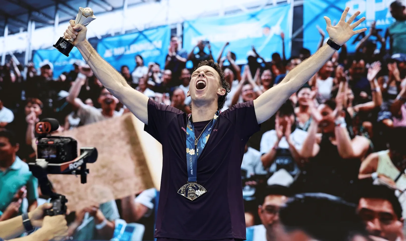 Goldin saves match point and wins seven straight points for his first Asia title in Shenzhen