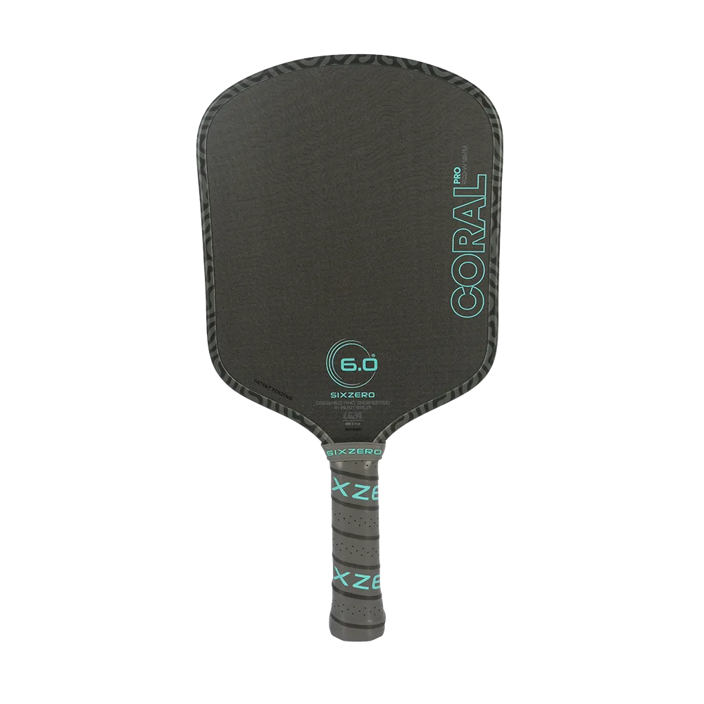 Six Zero Coral Pro Widebody Pickleball Paddle