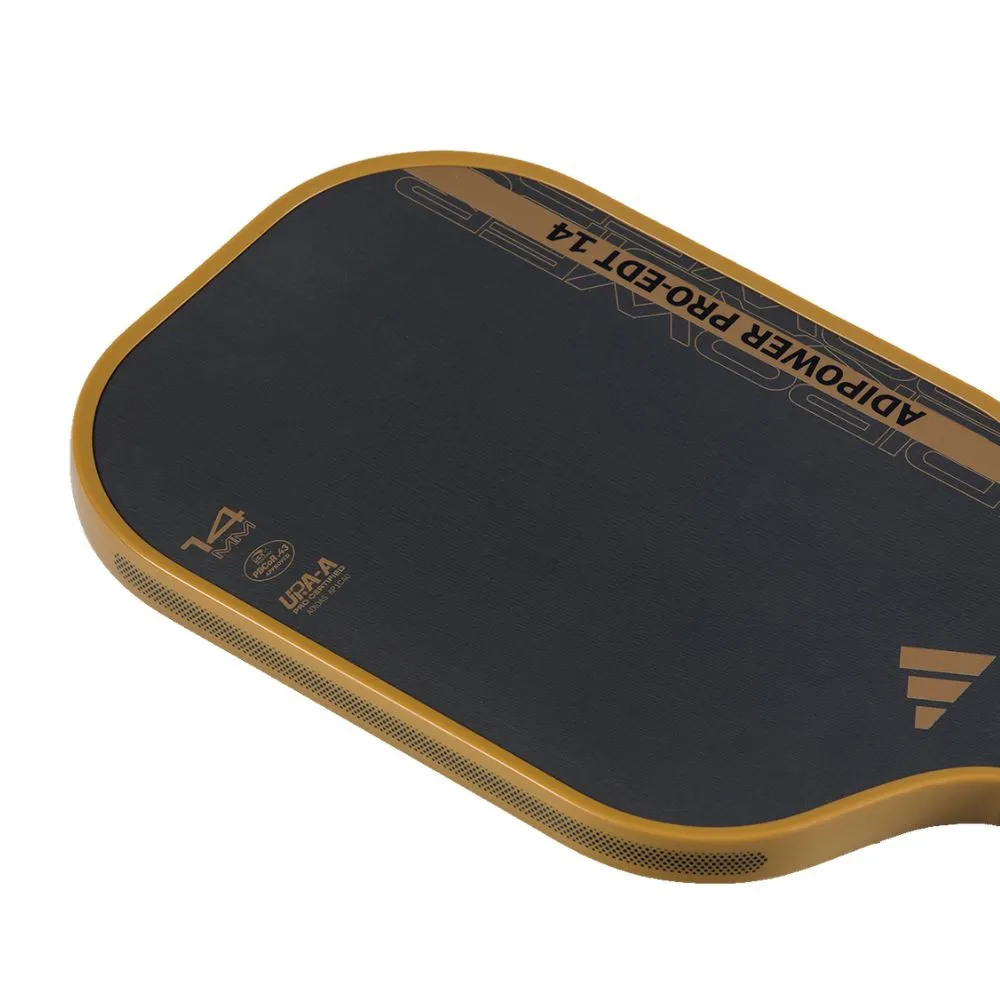 adidas ADIPOWER PRO Edition ATTK 14mm Pickleball Paddle face photo