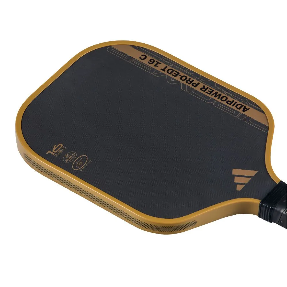 adidas ADIPOWER PRO Edition CTRL 16mm Pickleball Paddle face photo
