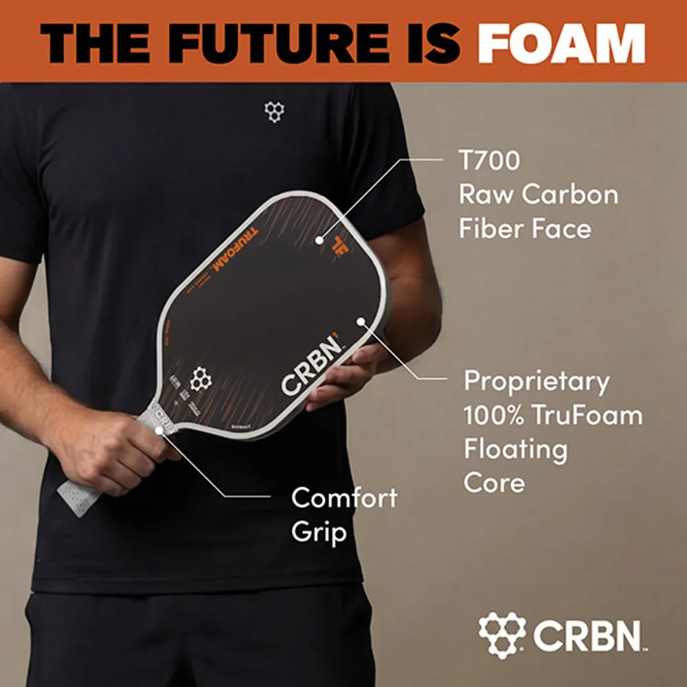 CRBN1 TruFoam Barrage Pickleball Paddle - Infographic