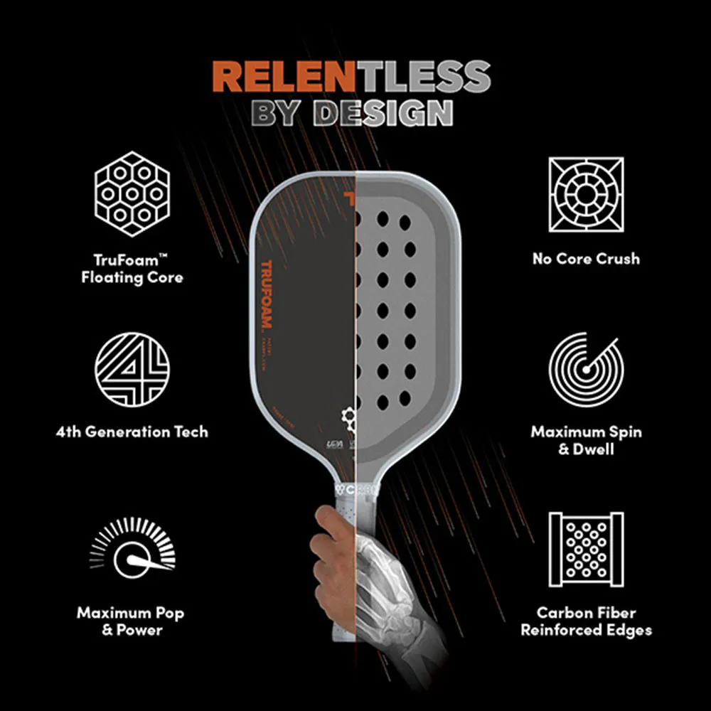 CRBN3 TruFoam Barrage Pickleball Paddle - Spec