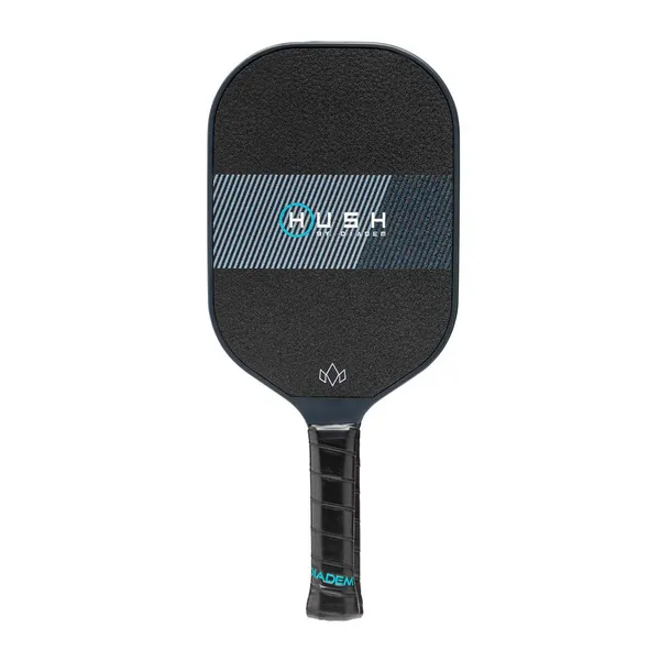Diadem Hush Quiet Pickleball Paddle shown in the Black colorway