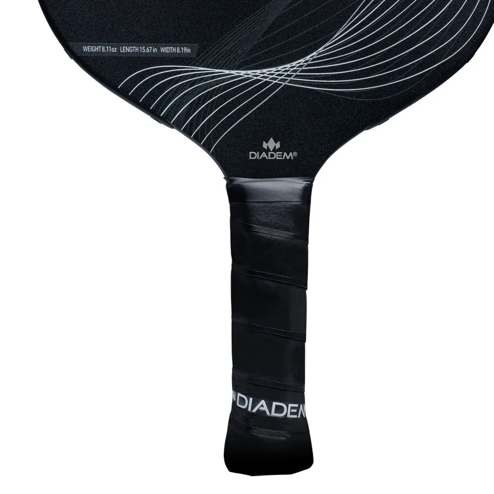 Diadem Icon Infinity Max Pickleball Paddle - Handle and throat view