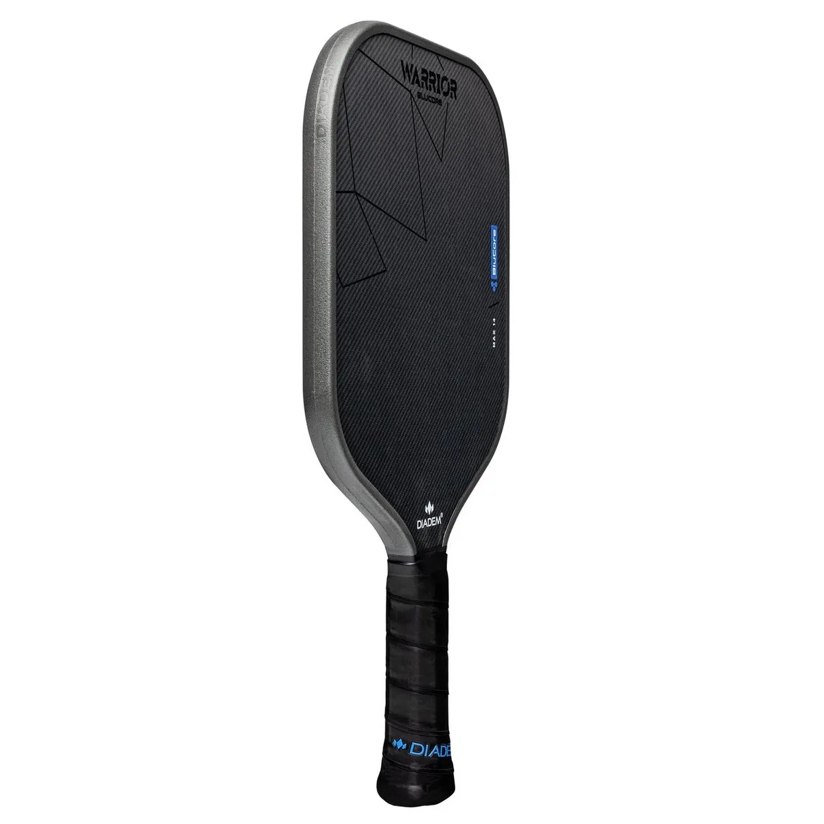 Diadem Warrior V3 Max BluCore Pickleball Paddle - Side view 14mm