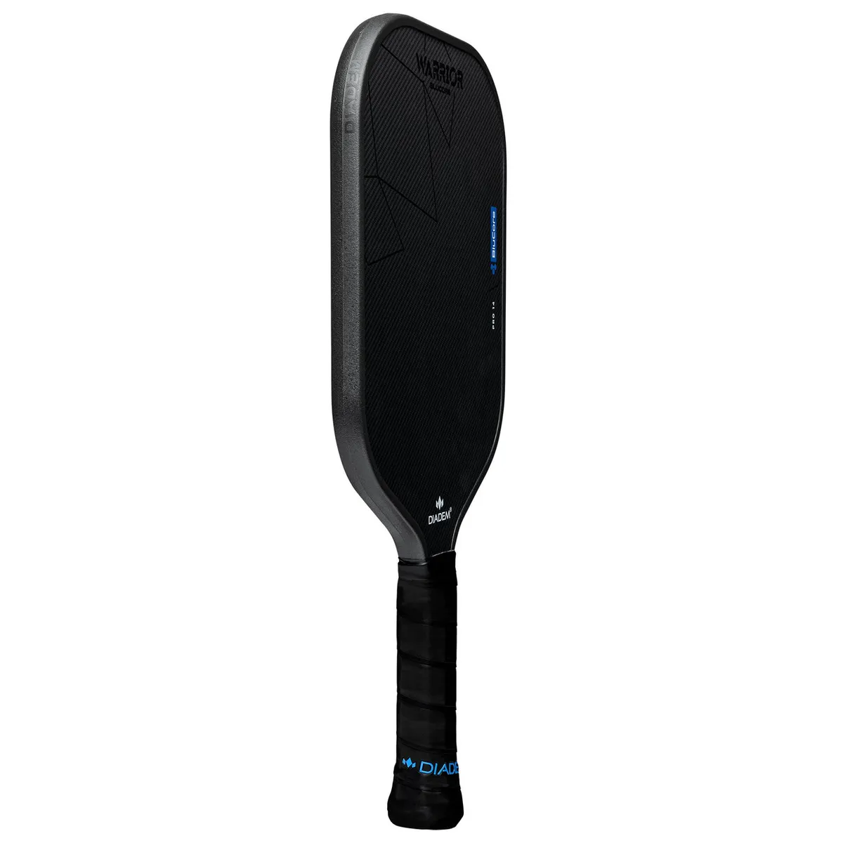 Diadem Warrior V3 Pro BluCore Pickleball Paddle - 14mm Side View
