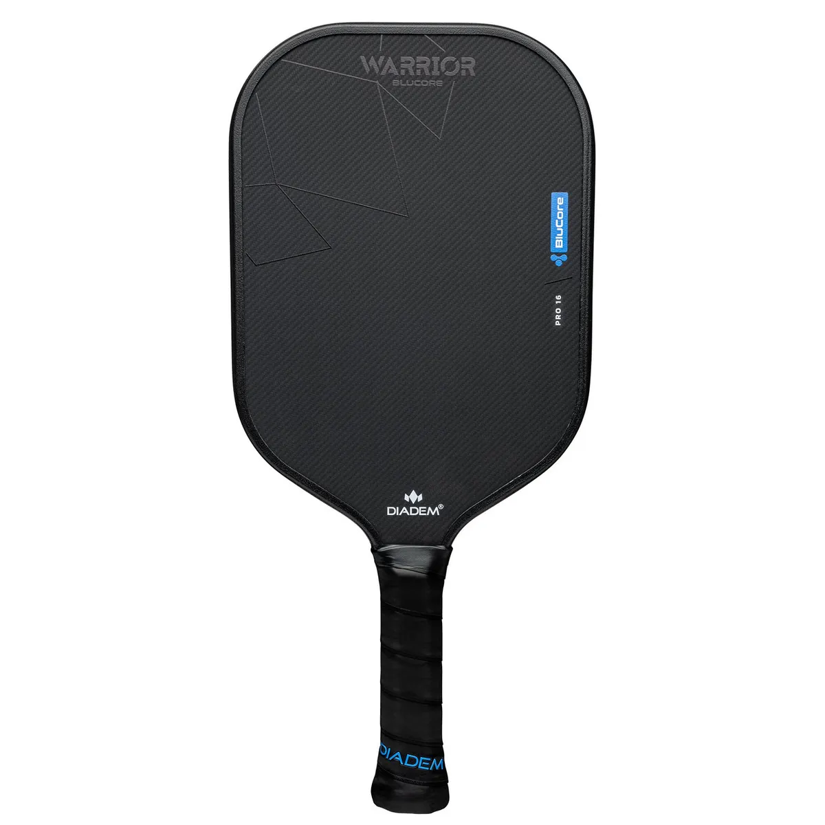 Diadem Warrior V3 Pro BluCore Pickleball Paddle - 16mm Front View