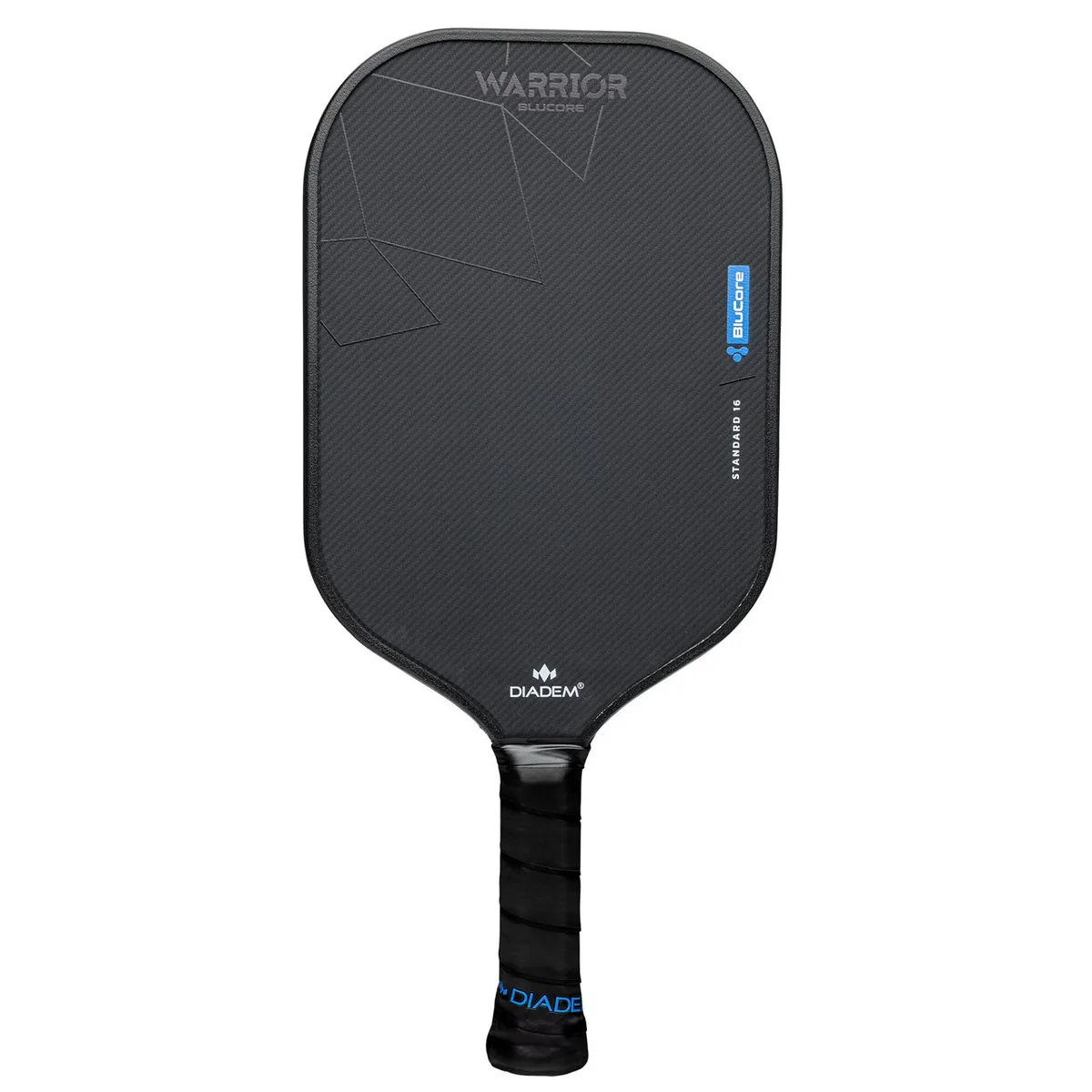 Diadem Warrior V3 Standard BluCore Pickleball Paddle - 16mm front view
