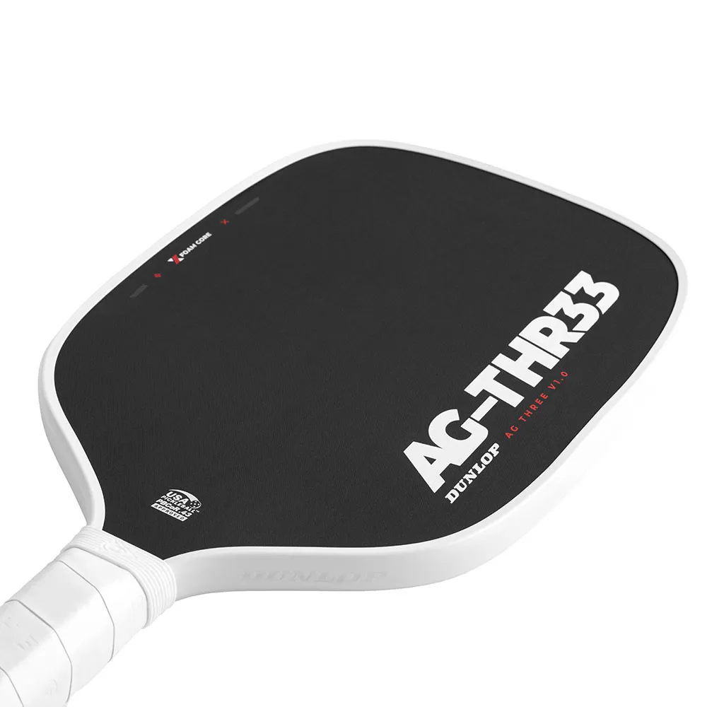 Dunlop AG-Three v1.0 Pickleball Paddle, Angled Face Detail