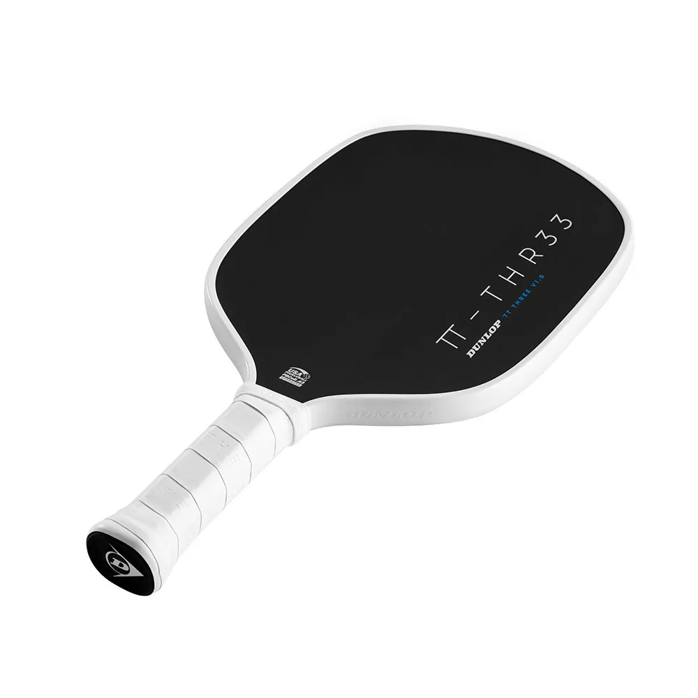 Dunlop TT Three v1.0 Pickleball Paddle, Angled View Laying Down