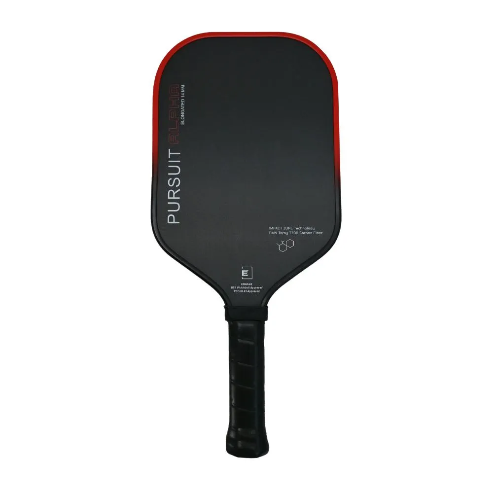 Engage Pursuit Alpha 14mm Pickleball Paddle Red Front