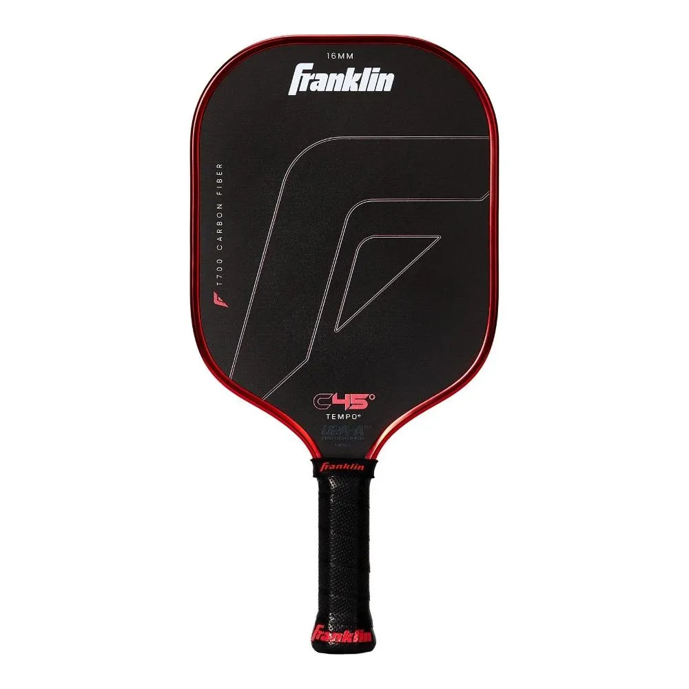 Front view of the Franklin C45 Tempo 16mm pickleball paddle