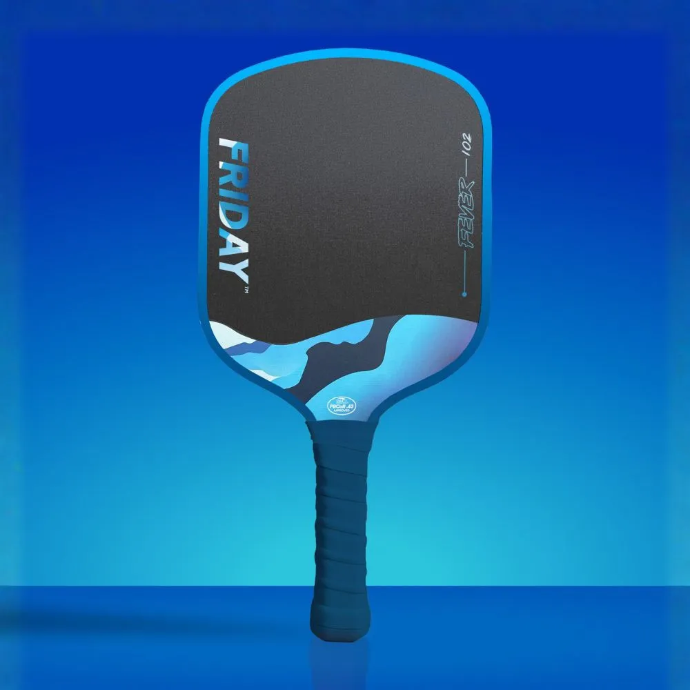 FRIDAY Fever 102 Pickleball Paddle in Glacier
