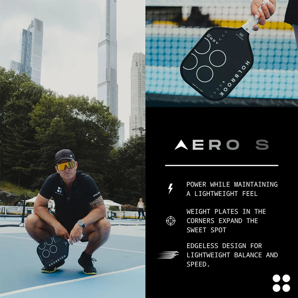 Holbrook Aero S 16mm Pickleball Paddle - Additional Specs