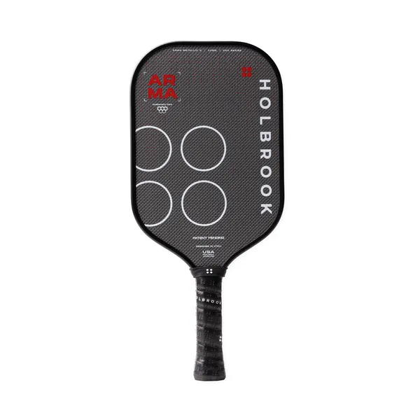 Front view of the Holbrook ARMA X Metallic Pickleball Paddle
