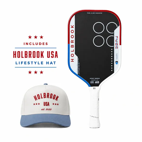 Holbrook Fuze Elongated 16mm Pickleball Paddle - American