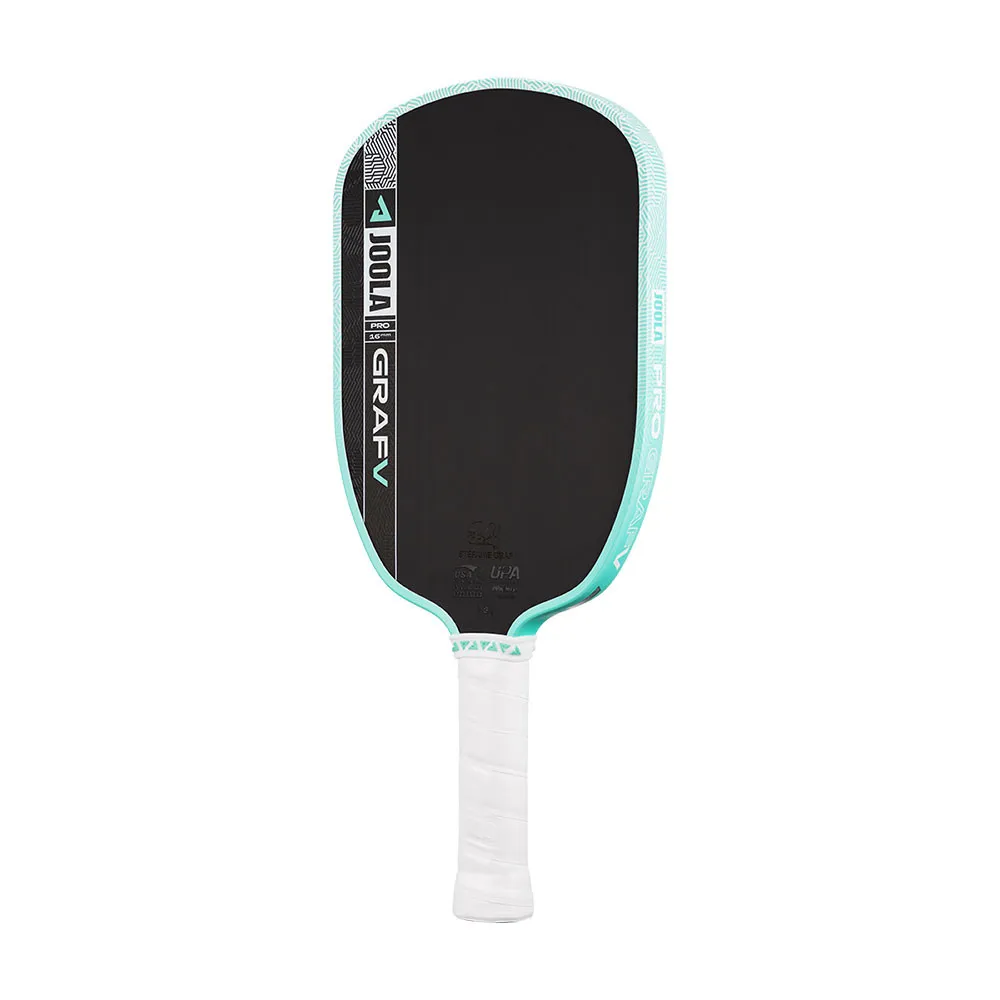JOOLA Graf Pro V Steffi Graf 16mm Pickleball Paddle - Alternate Angled Side View