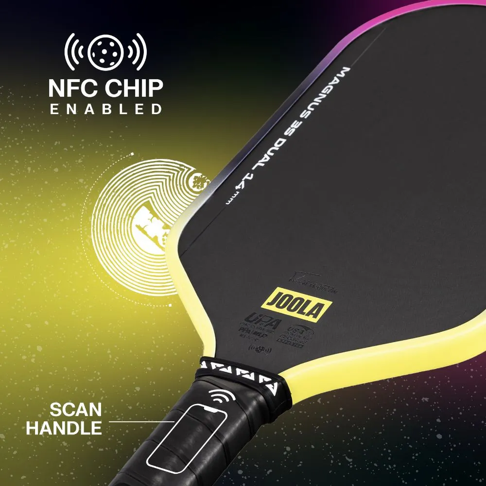 JOOLA Magnus Pro 3S Dual 14mm Pickleball Paddle nfc tech