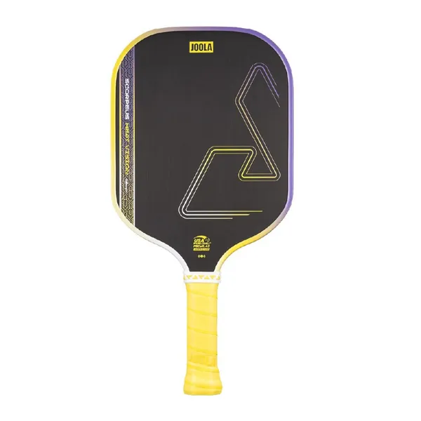 JOOLA Scorpeus Heat Vision 16mm Pickleball Paddle front view in yellow