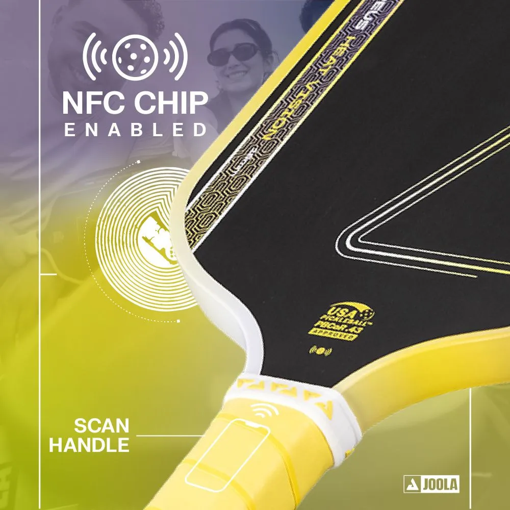JOOLA Scorpeus Heat Vision 16mm Pickleball Paddle NFC chip enabled