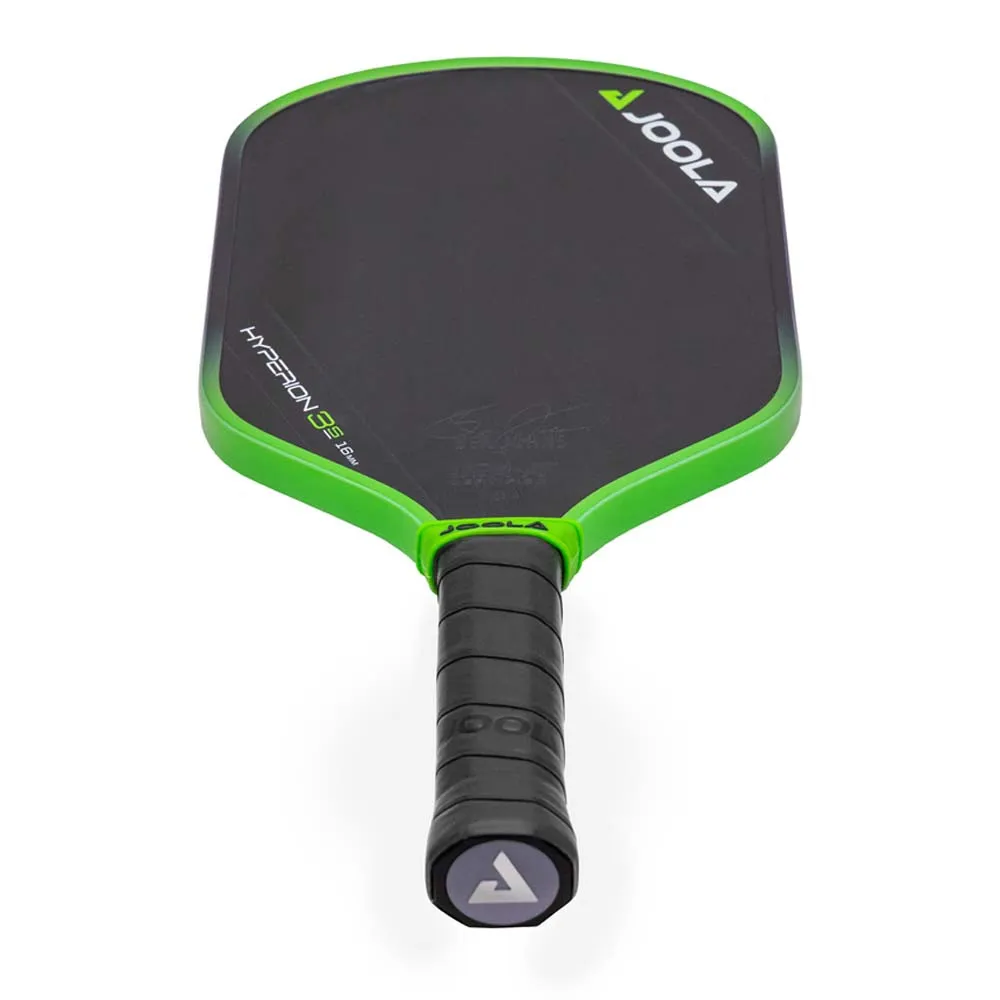 Overhead view of the JOOLA Simone Jardim Hyperion 16mm 3S Pickleball Paddle