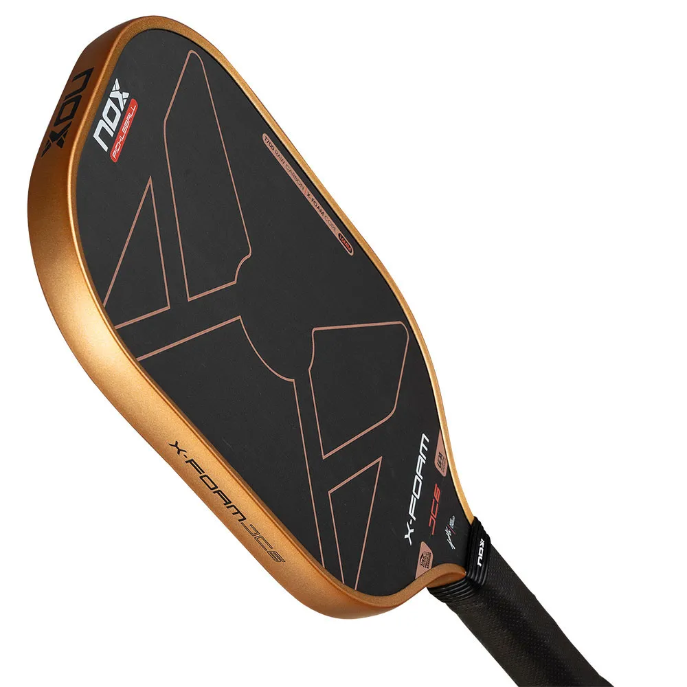 NOX X-FOAM JC6 16mm by JUDIT CASTILLO Pickleball Paddle, Angled Face View