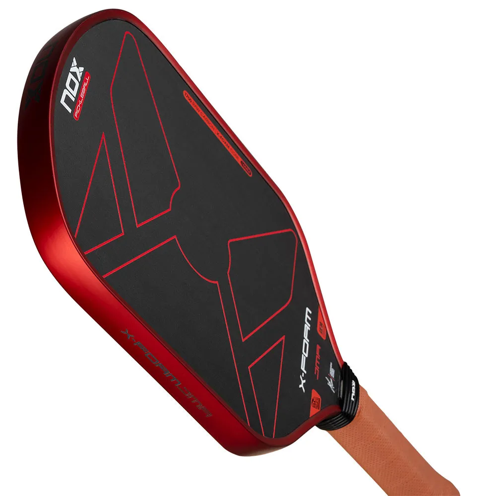 NOX X-FOAM JMA 16mm by JHONNATAN MEDINA ALVAREZ Pickleball Paddle, Detailed Angled View