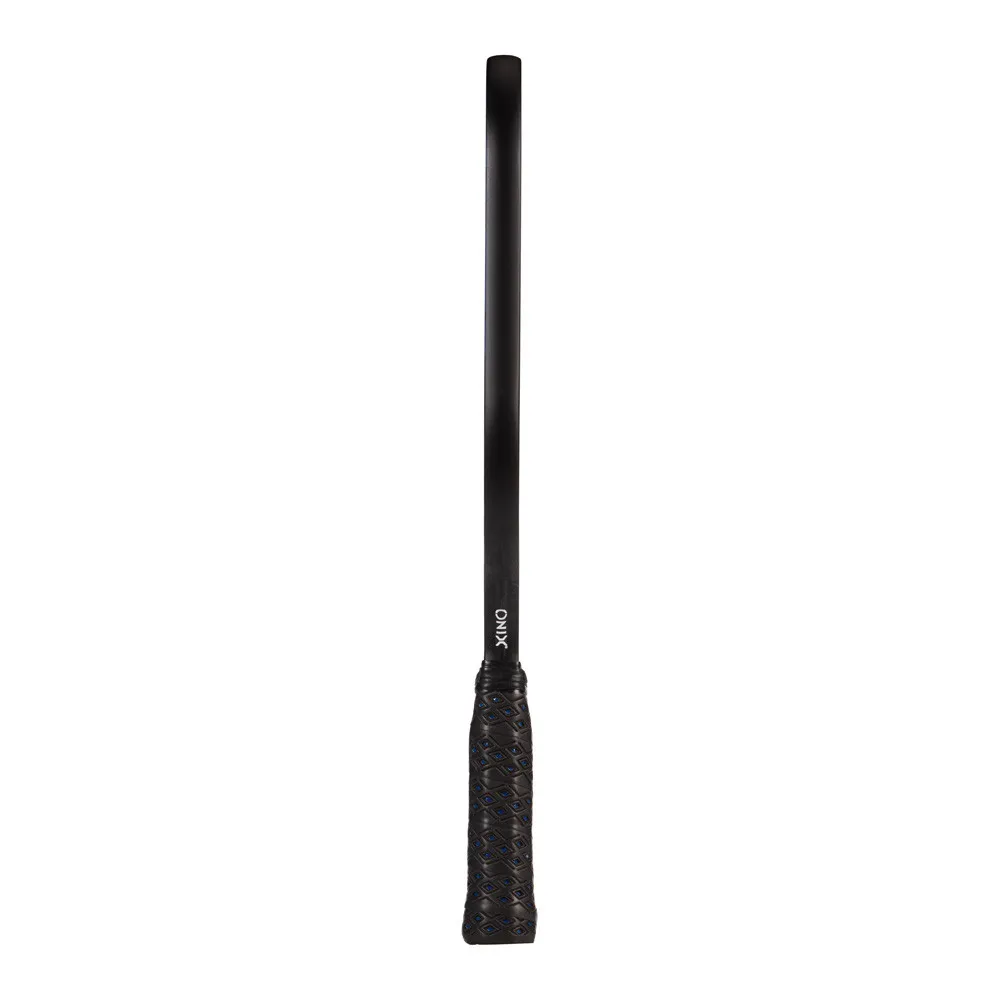 View of the ONIX Evoke Malice Open Throat DB Composite Pickleball Paddle edgeless design and foam-infused 5" long tennis handle