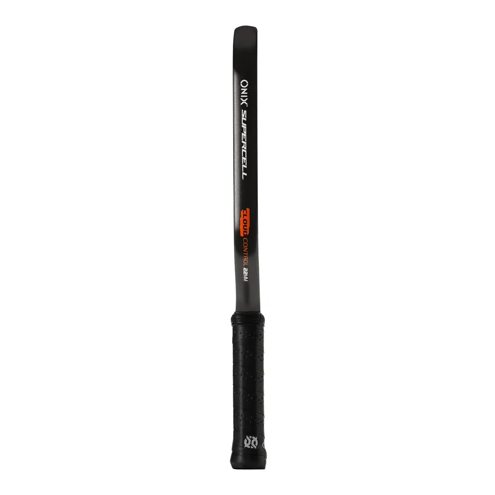 Edge guard and handle view of the ONIX Supercell Pickleball Paddle