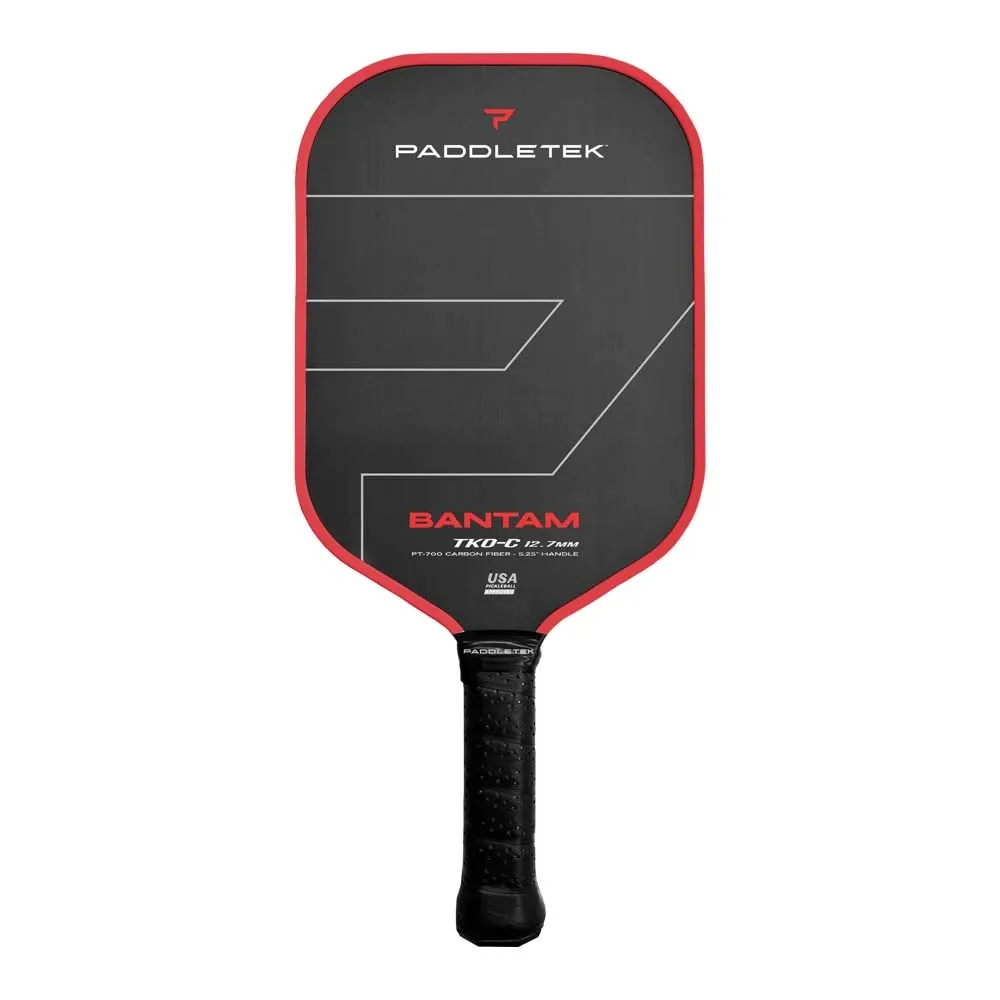 Paddletek Bantam TKO-C 12mm Pickleball Paddle shown in Wildfire