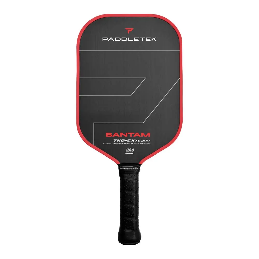 Paddletek Bantam TKO-CX 14.3mm Pickleball Paddle shown in Wildfire