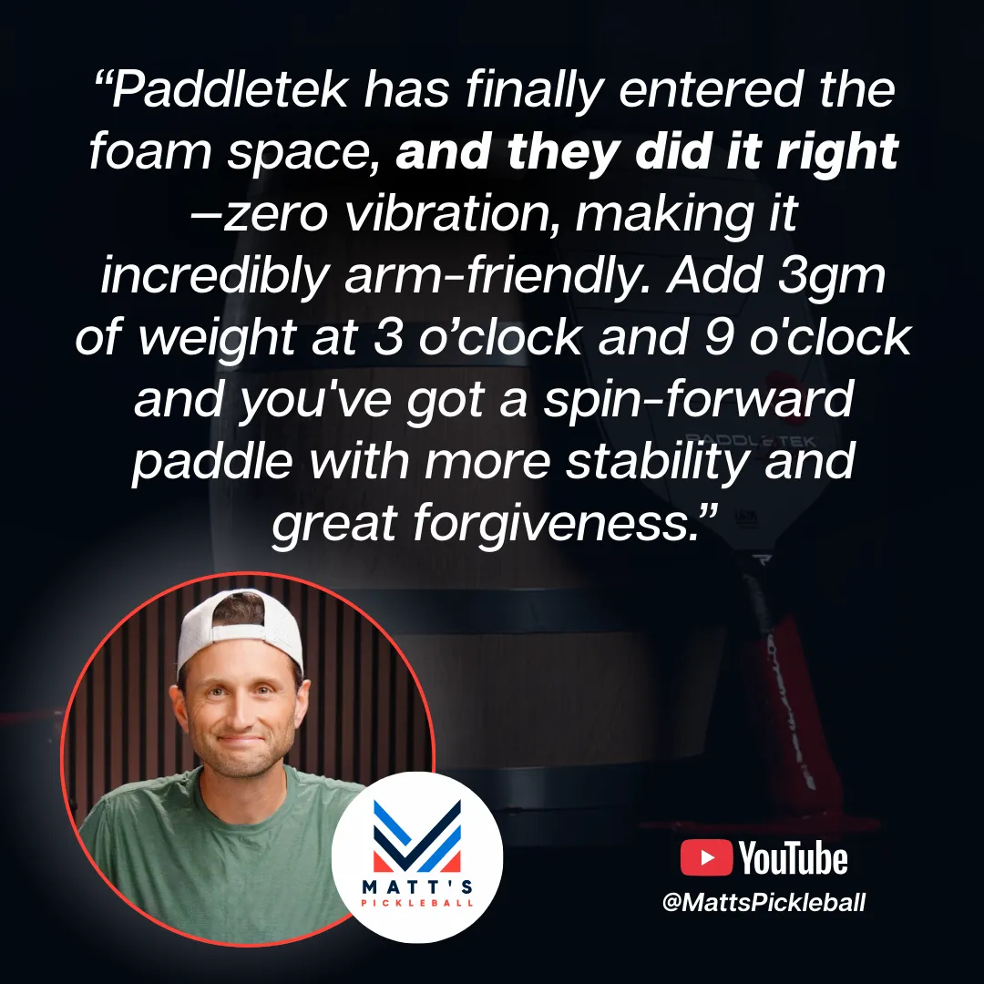 Paddletek Honeyfoam Reserve 14mm Pickleball Paddle