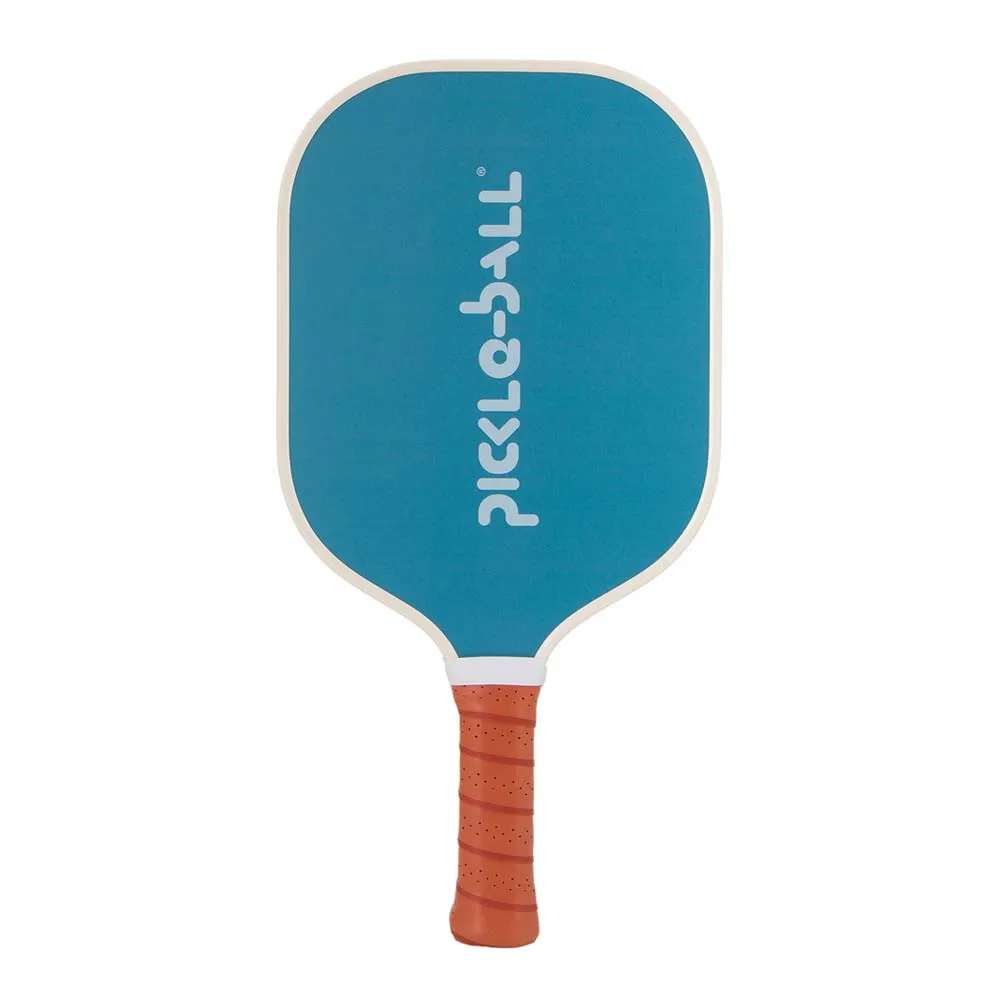 Back view of the Blue Heritage Pickle-ball Essentials Pickleball Paddle