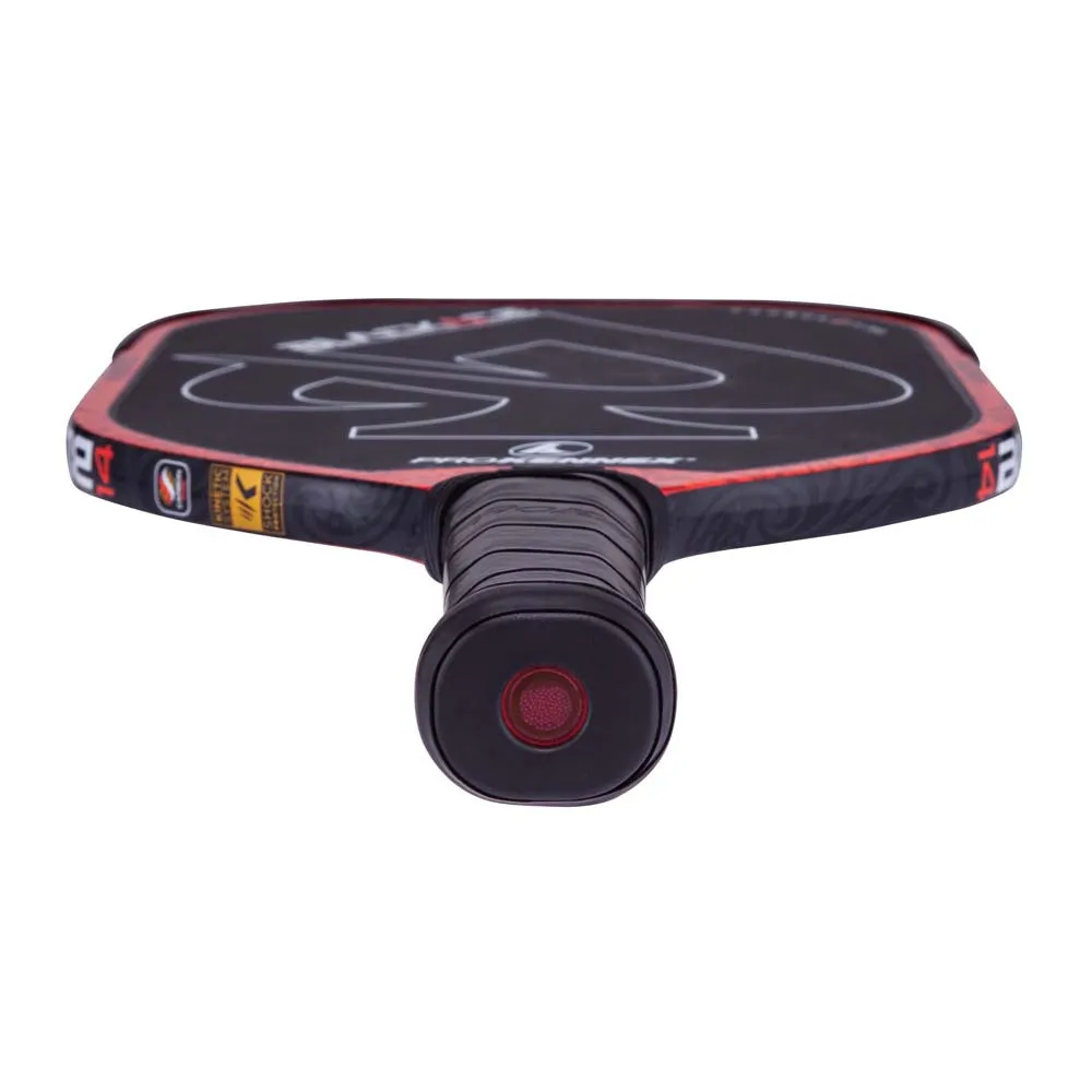 ProKennex Kinetic Black Ace 14 Pickleball Paddle - Butt Cap View