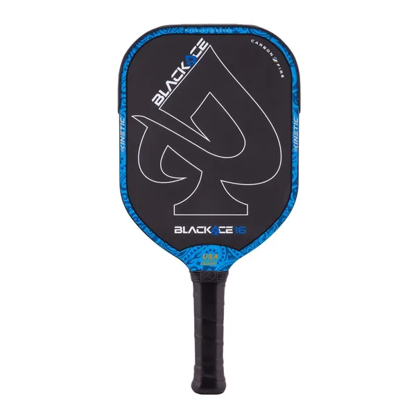 ProKennex Kinetic Black Ace 16 Pickleball Paddle - Front View