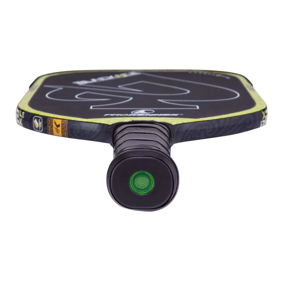 ProKennex Kinetic Black Ace XF14 Pickleball Paddle - Butt Cap View