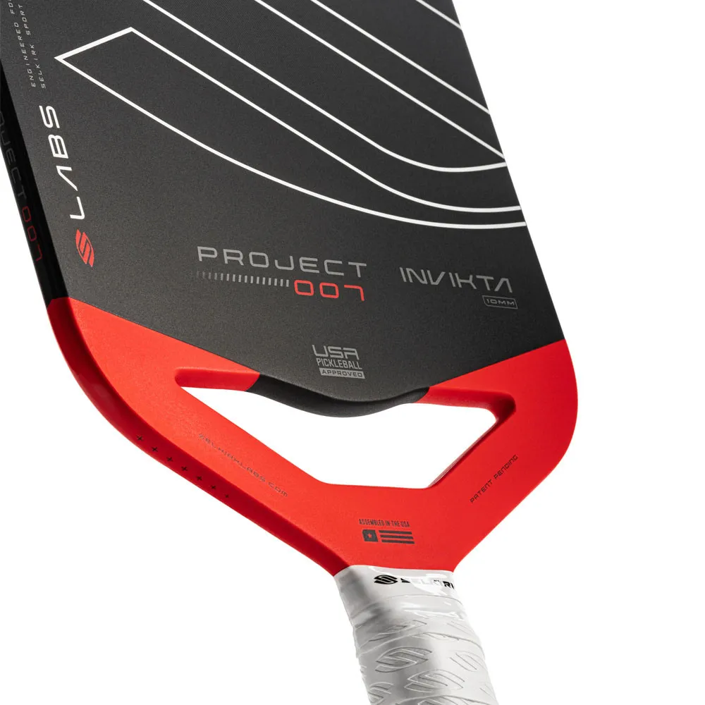 Selkirk Labs Project 007 Invikta 10mm Pickleball Paddle - Throat View