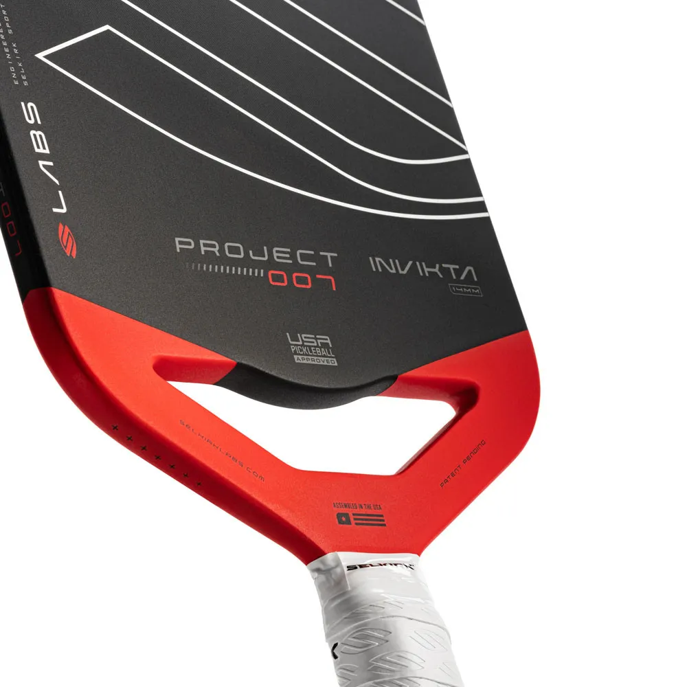 Selkirk Labs Project 007 Invikta 14mm Pickleball Paddle - Throat View