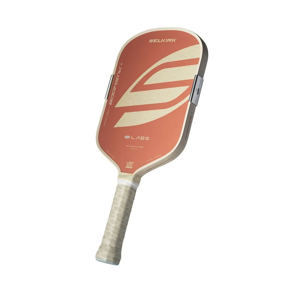 Selkirk Labs Project Boomstik Elongated 16mm Pickleball Paddle - Canyon Clay, Angle View