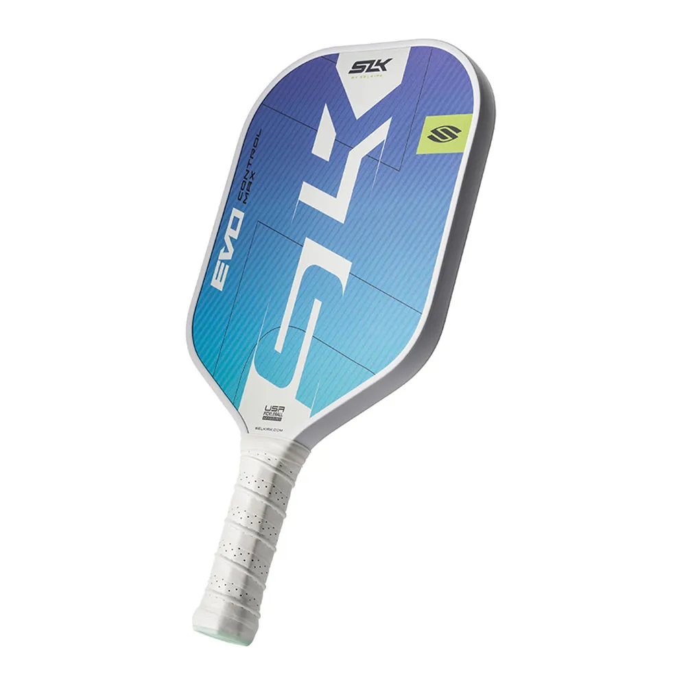 SLK Evo Control Max Pickleball Paddle - Oasis - Angled View