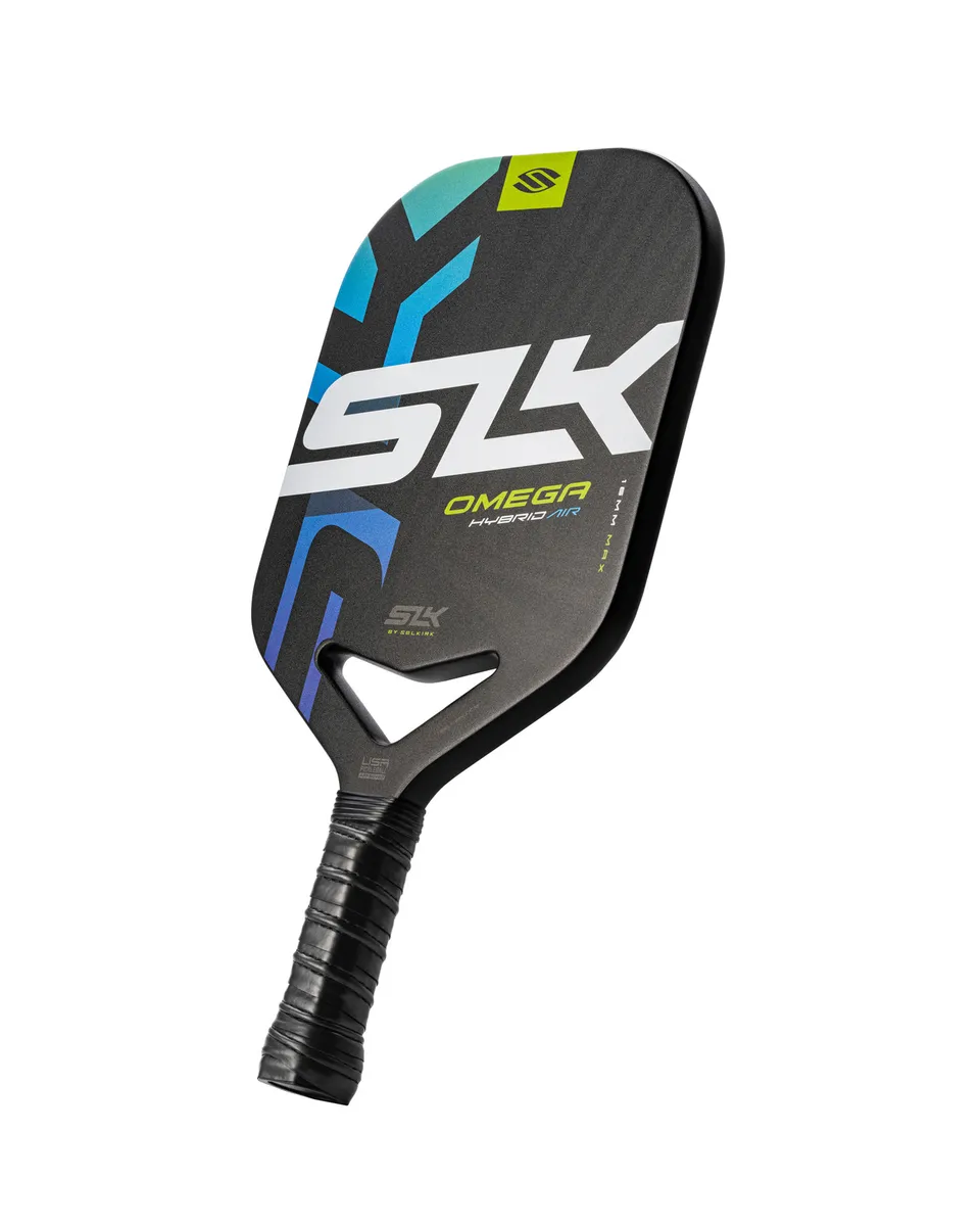 Selkirk SLK Omega Max Pickleball Paddle - Oasis - Angled View