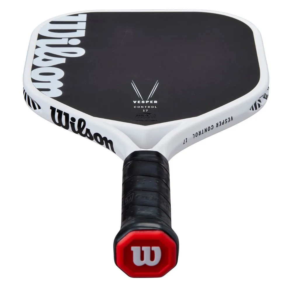Lower view of the Wilson Vesper Control Pickleball Paddle